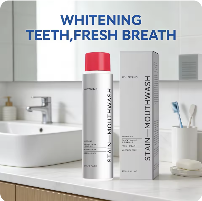Swishly - Stain Removing Whitening Mouthwash | Instant Bright Smile
